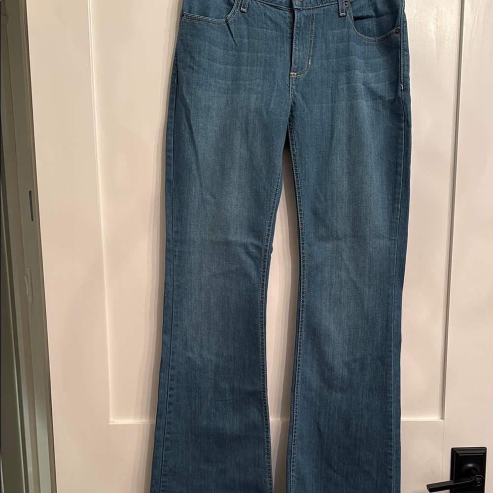 Kimes Ranch Blue Flare Wide Leg Jeans